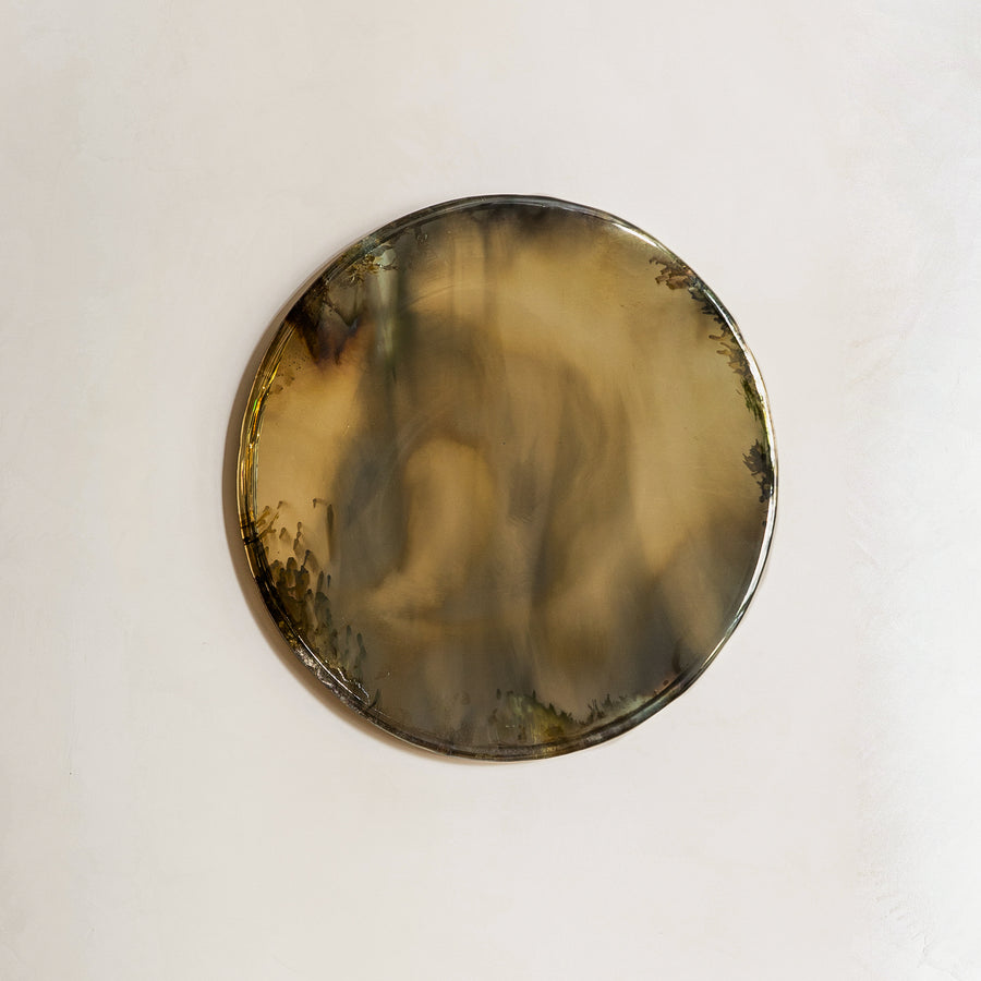 Studio H Collection The Not-So-Vain Antiqued Round Mirror