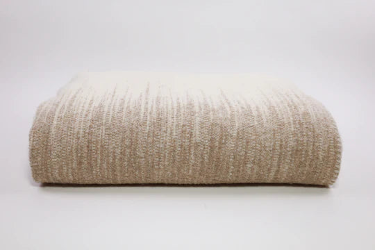 50% Applied at Checkout- Studio H Collection Vaida Throw - Beige